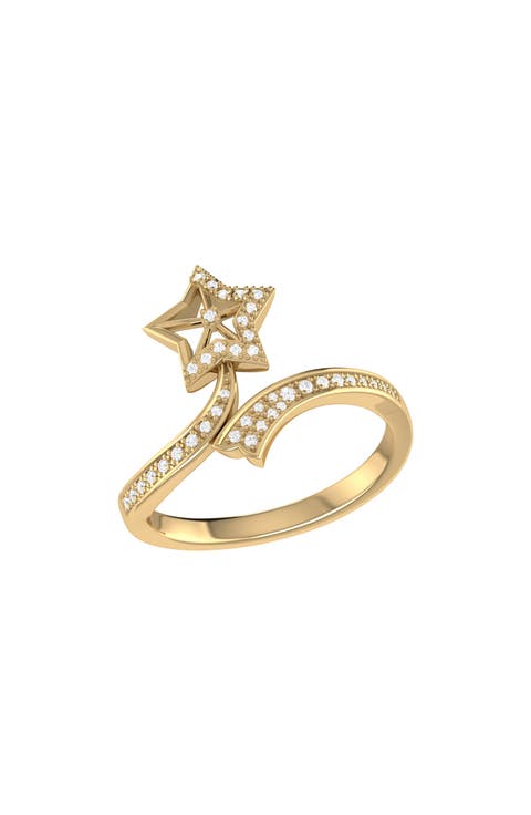 Dreamer Lucky Star Twist Diamond Ring - 0.12ct.