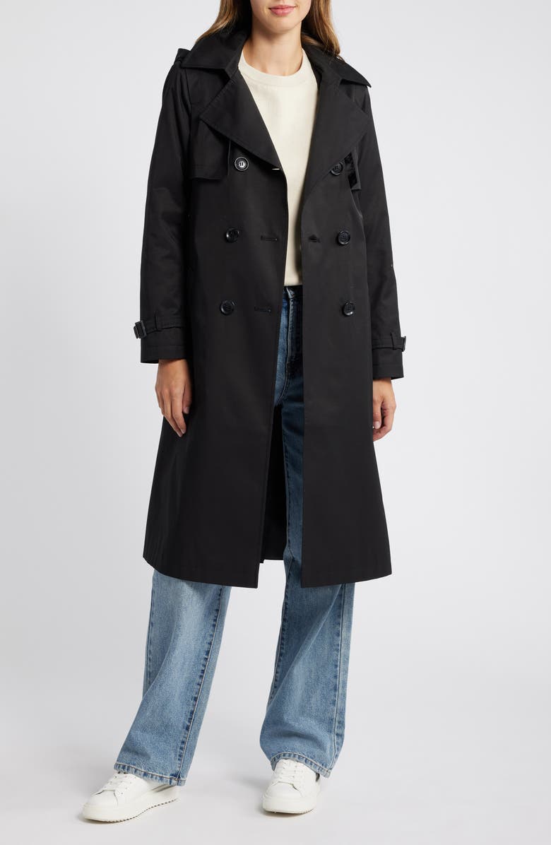 Sam Edelman Double Breasted Belted Trench Coat, Alternate, color, 