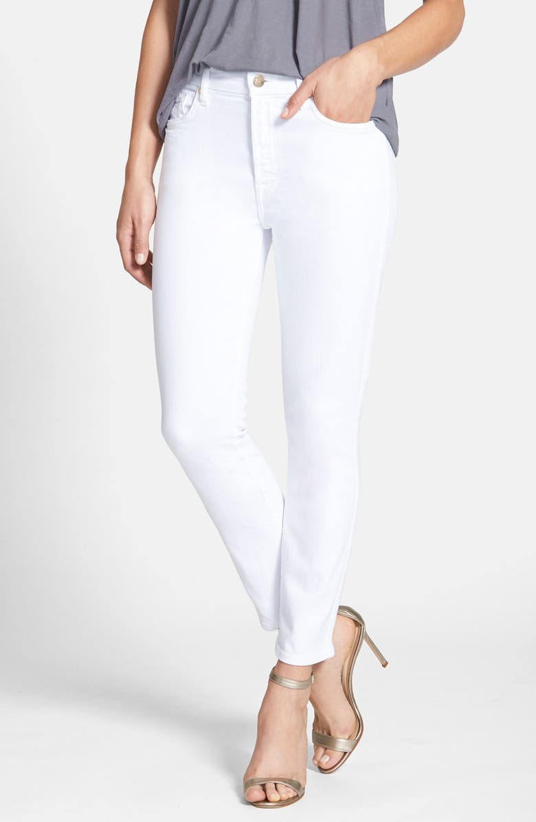 JEN7 by 7 For All Mankind Stretch Crop Skinny Jeans, Main, color,