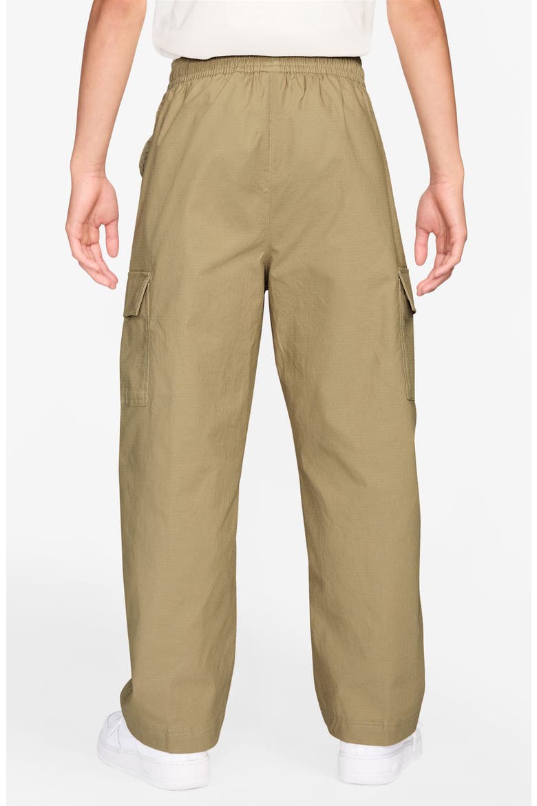Kids' Club Ripstop Cargo Pants, Alternate, color, 297 PARACHUTE BEIGE/WHITE