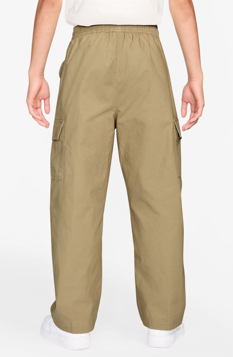 Nike Kids' Club Ripstop Cargo Pants, Alternate, color, Parachute Beige/ White