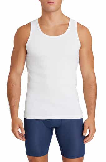 Cool Stretch Cotton Rib Tank Top