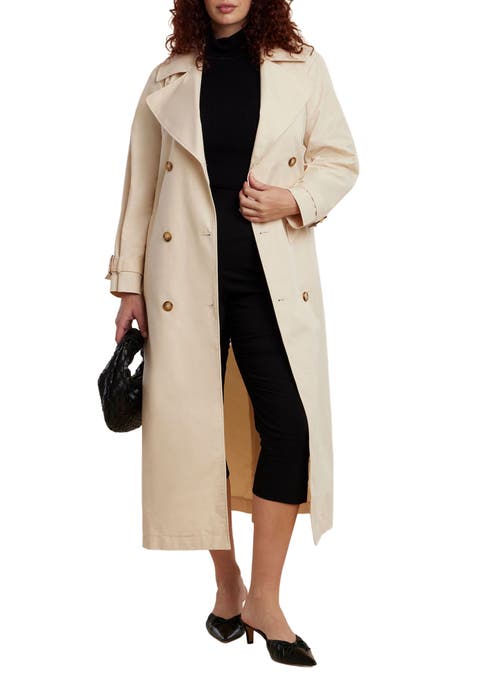 Long Trench Coat (Plus Available)