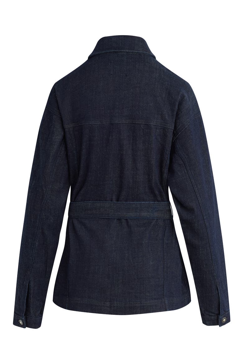 The Jane Denim Trench Coat, Alternate, color, WATERLOO