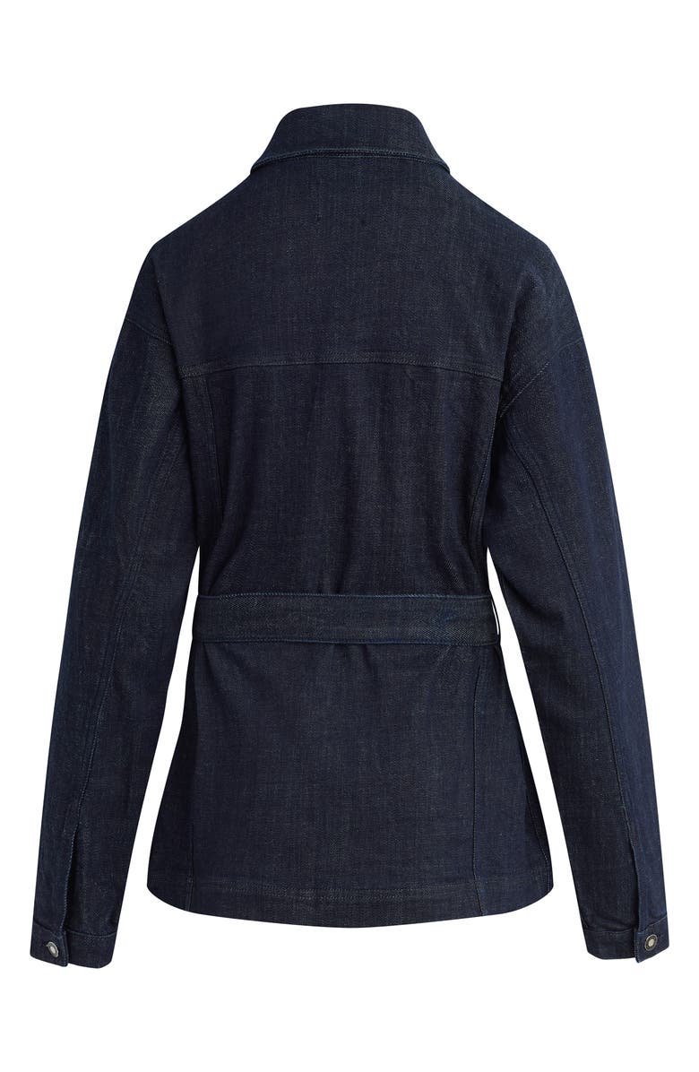 Favorite Daughter The Jane Denim Trench Coat, Alternate, color, Waterloo