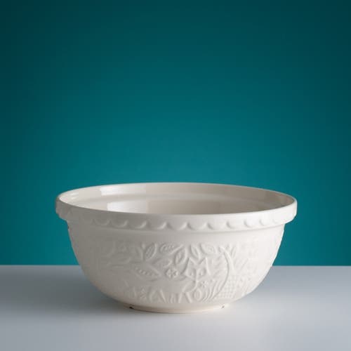 Mason Cash In The Forest Fox Size 12 Mixing Bowl, Cream, 4.25 Quart