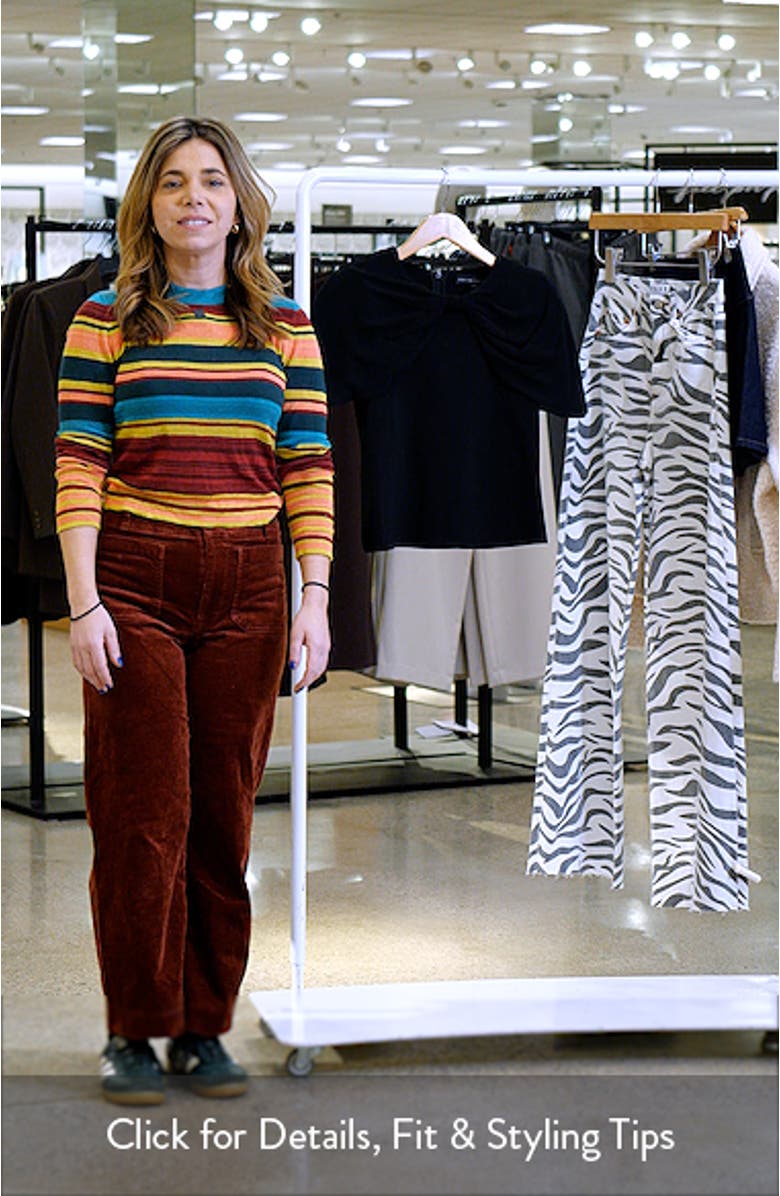 Bow Mixed Media Top, sales video thumbnail