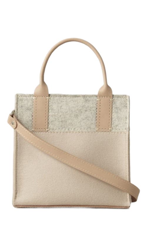 Graf & Lantz Graf Lantz Jaunt Merino Wool Mini Tote In White