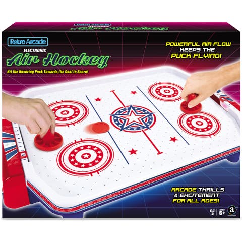Retro Arcade Electronic Air Hockey Tabletop Game