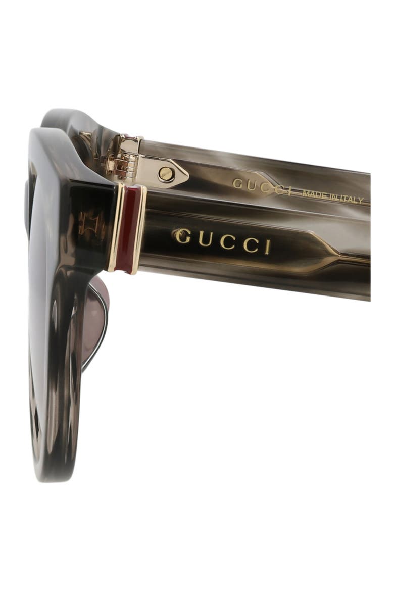 53mm Round Sunglasses, Alternate, color, HAVANA HAVANA BROWN