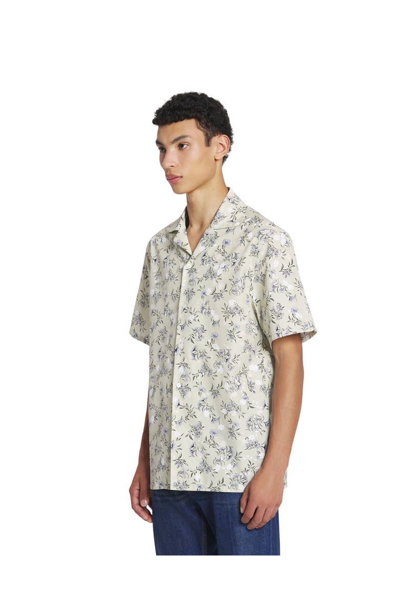 Lanvin Marguerite Printed Cotton Shirt, Alternate, color,
