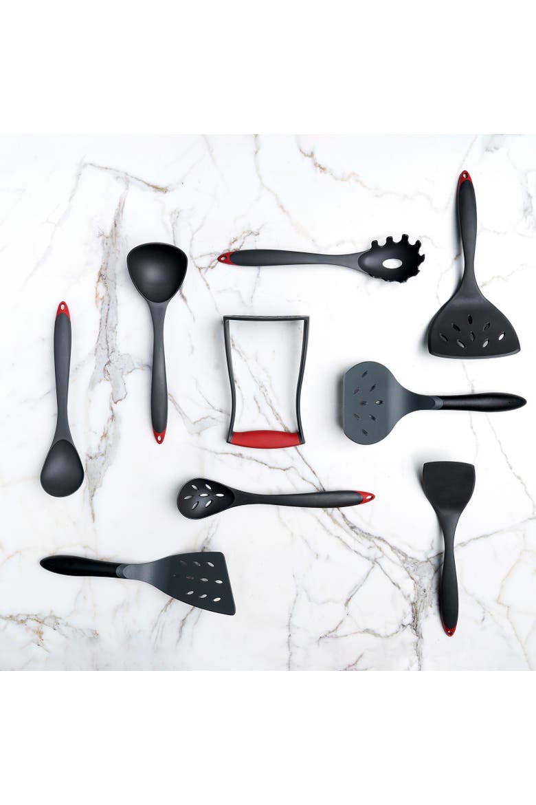Fiberglass Pasta Server, Alternate, color, Black