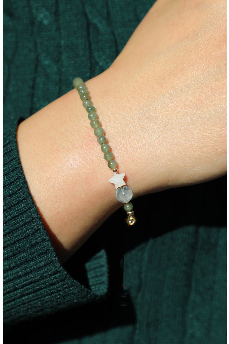 Enchanting Jade Bracelet, Alternate, color, GREEN / WHITE