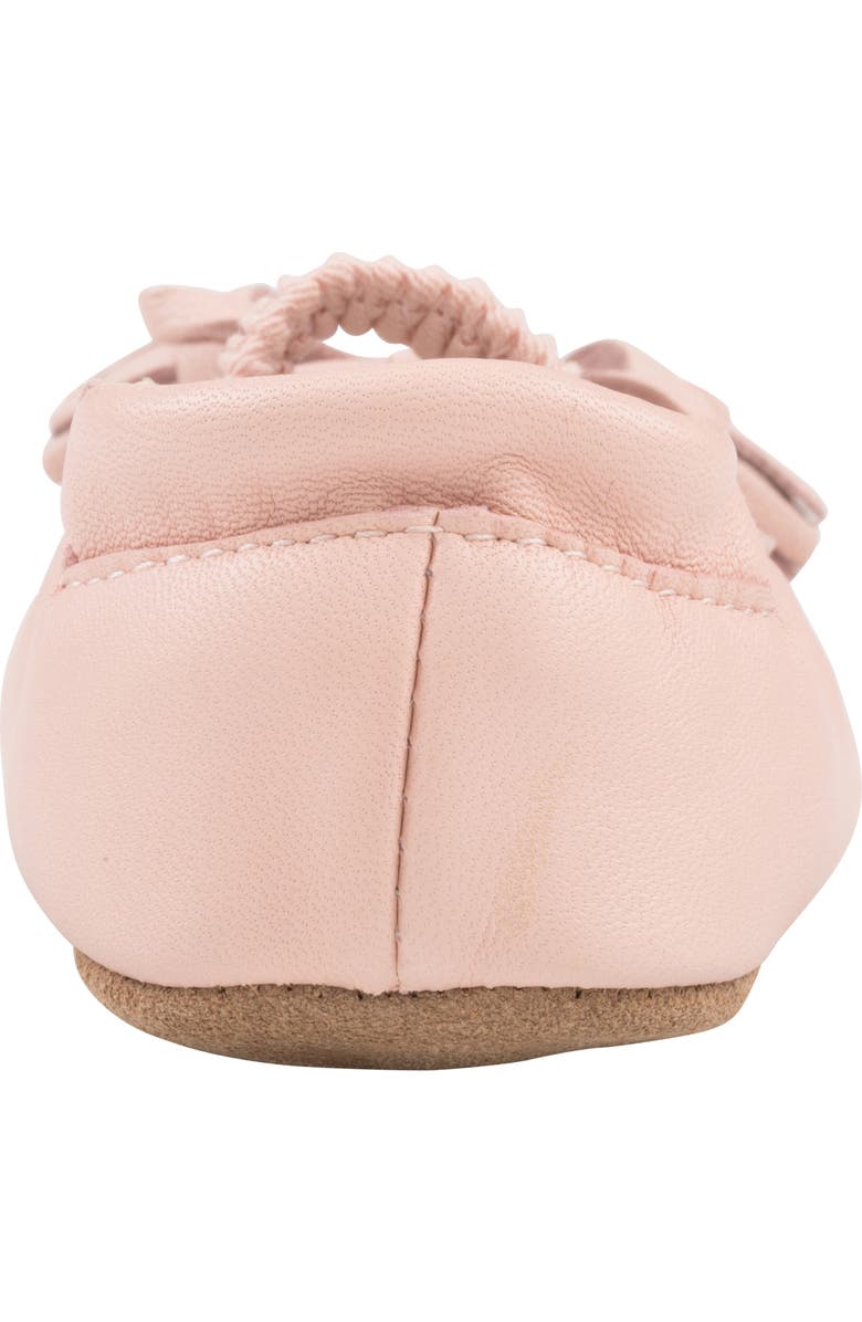 Robeez<sup>®</sup> Emily Bow Tassel Mary Jane Crib Shoe, Alternate, color,
