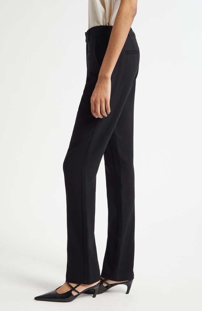 Cinq à Sept Kerry Straight Leg Pants, Alternate, color, Black