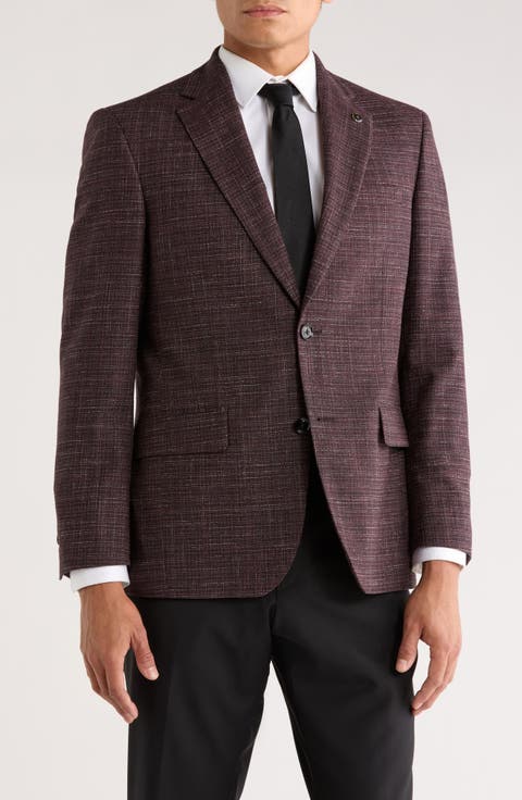 Jarrow Slim Fit Blue Wool Blend Blazer