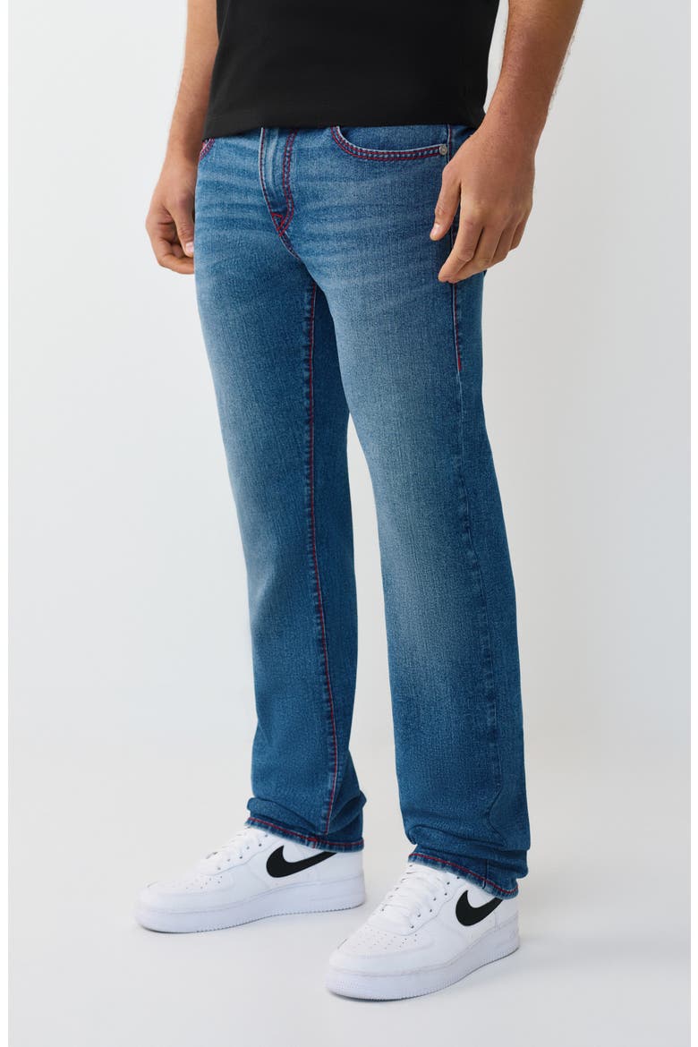 Ricky Big T Straight Leg Jeans, Alternate, color, MEDIUM NEPTUNE