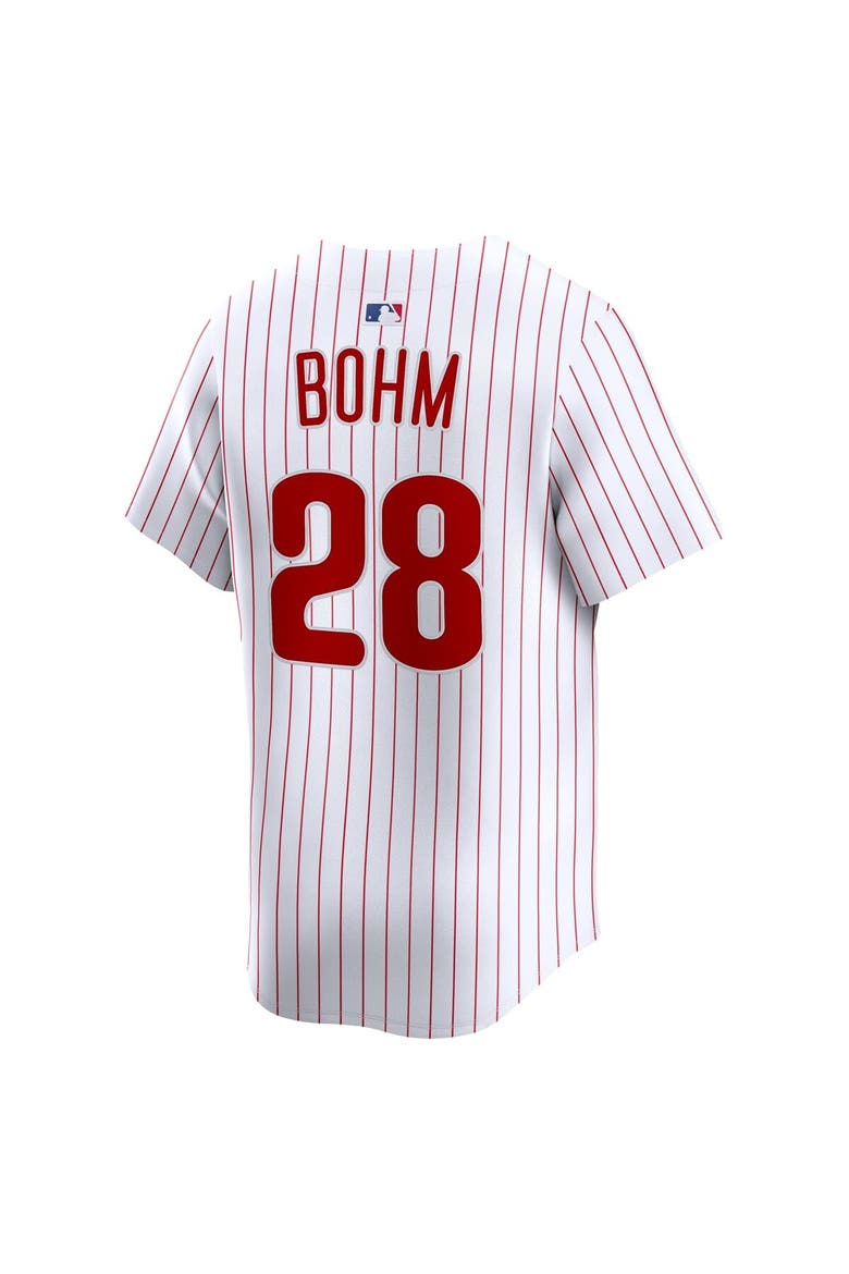 Men's Nike Alec Bohm White Philadelphia Phillies Home Limited Player Jersey, Alternate, color, White