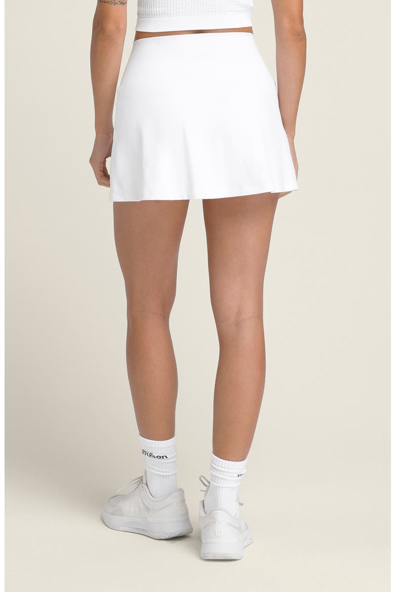 Baseline Tennis Skirt, Alternate, color, BRIGHT WHITE