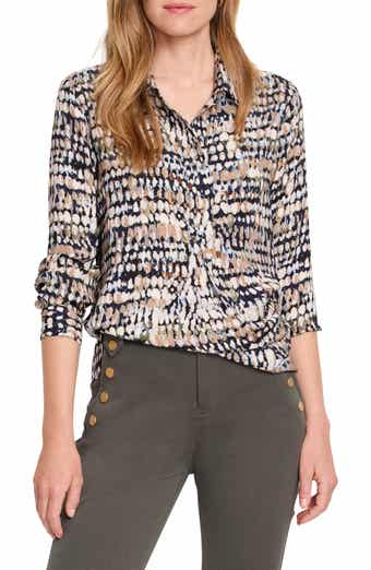 Harvest Dot Button-Up Top