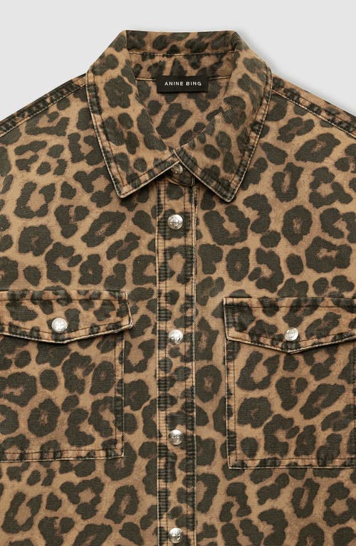 Anine Bing Paxton Shirt In Multi