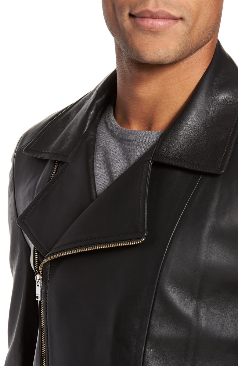 LAMARQUE Leather Biker Jacket, Alternate, color, 