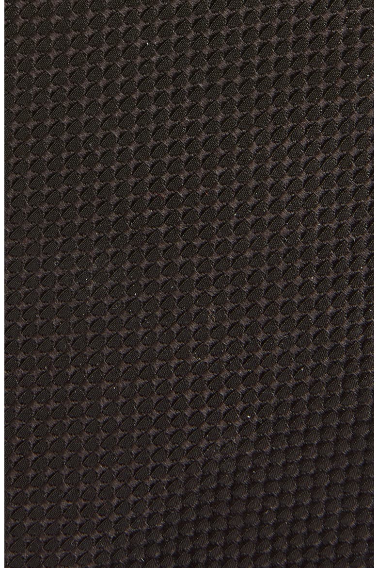Solid Silk Tie, Alternate, color, BLACK
