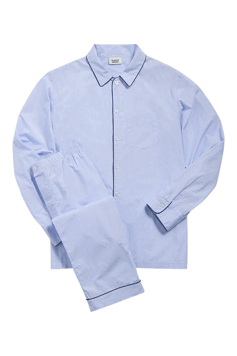 Henry Pajama Set, Main, color, BLUE