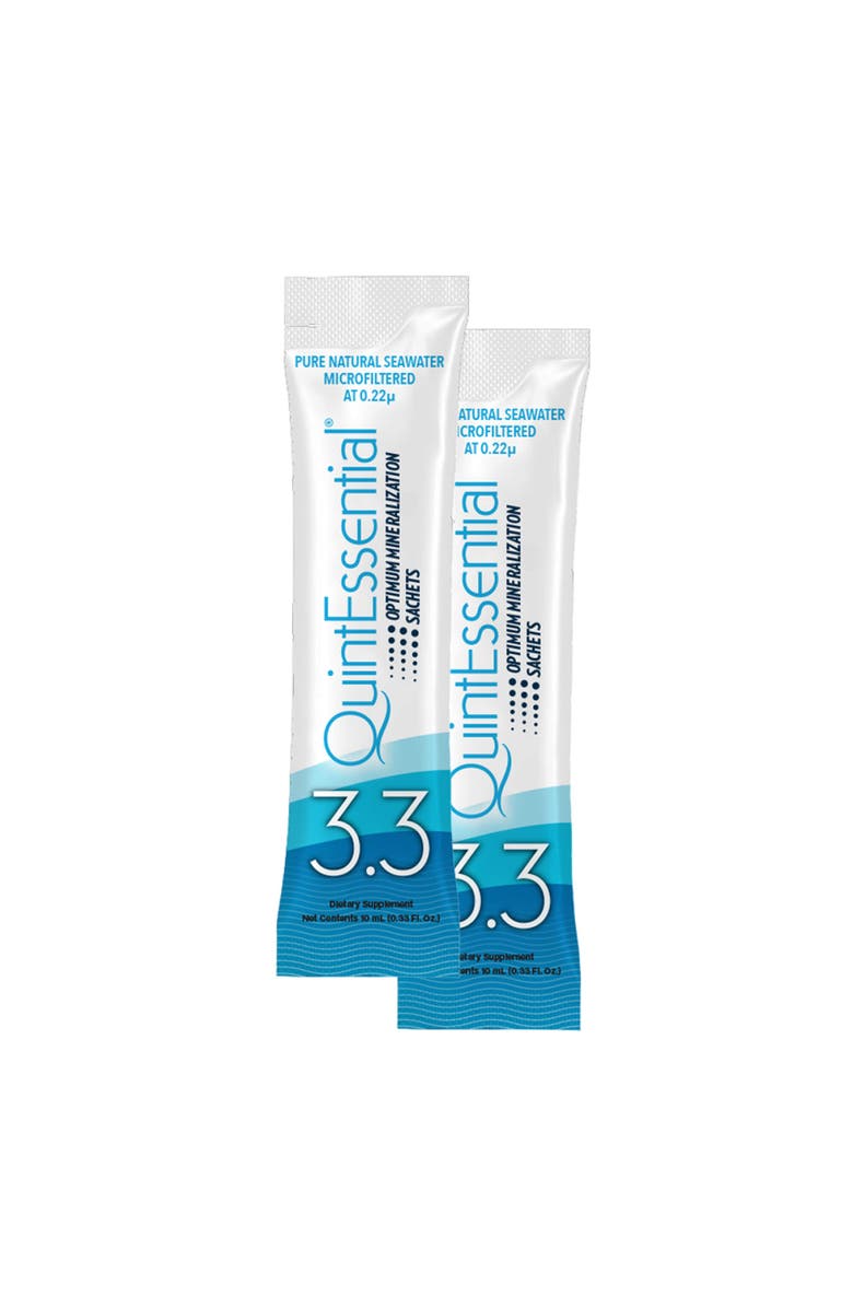 Quicksilver Scientific QuintEssential Hypertonic Filtered Sea Water Hydration Sachets, Main, color, NO COLOR
