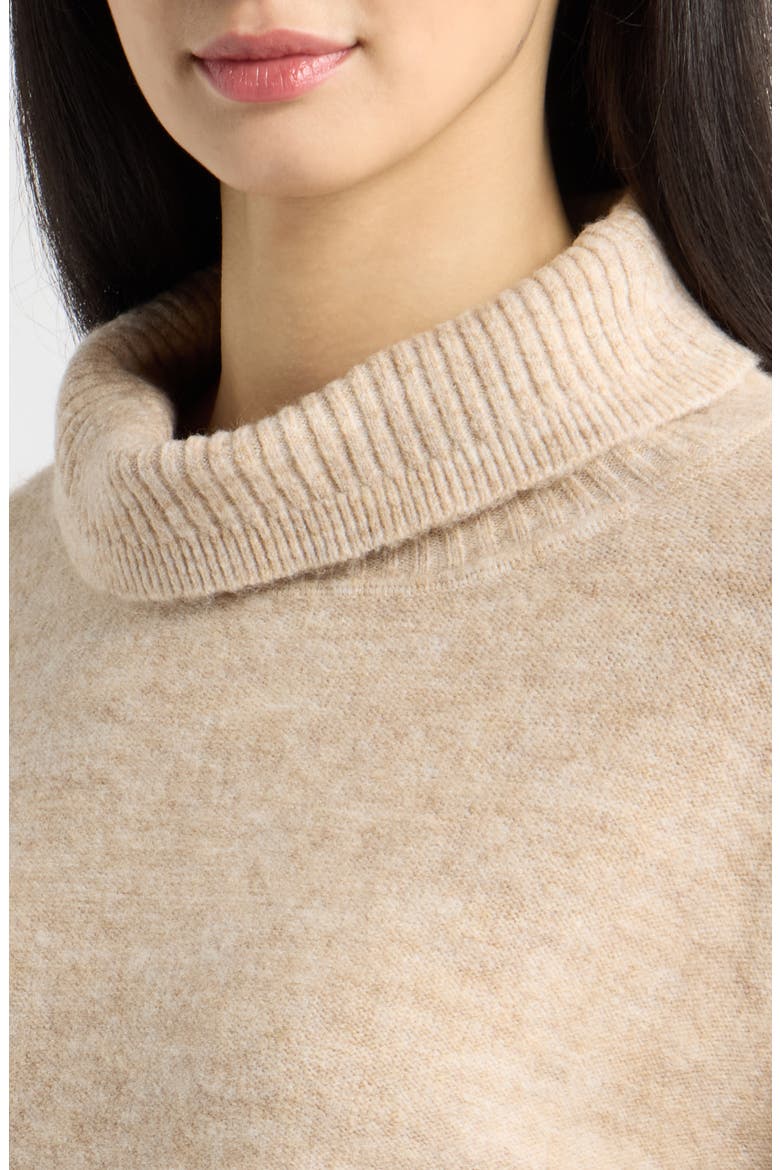 Janel Turtleneck Sweater, Alternate, color, TAUPE