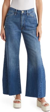 FRAME Le Baggy Crop Palazzo Jeans