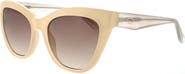 Oscar de la Renta 55mm Glam Cat Eye Sunglasses