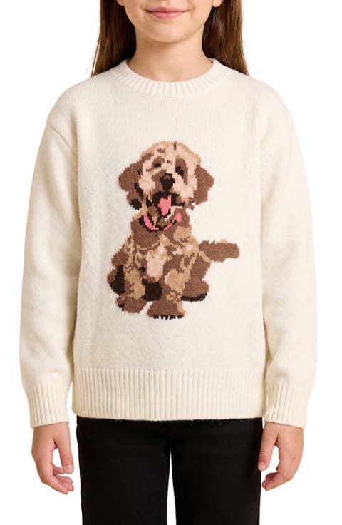 Kids' Terrier Patch Sweater