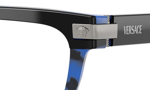 VERSACE VERSACE 53MM RECTANGULAR OPTICAL GLASSES