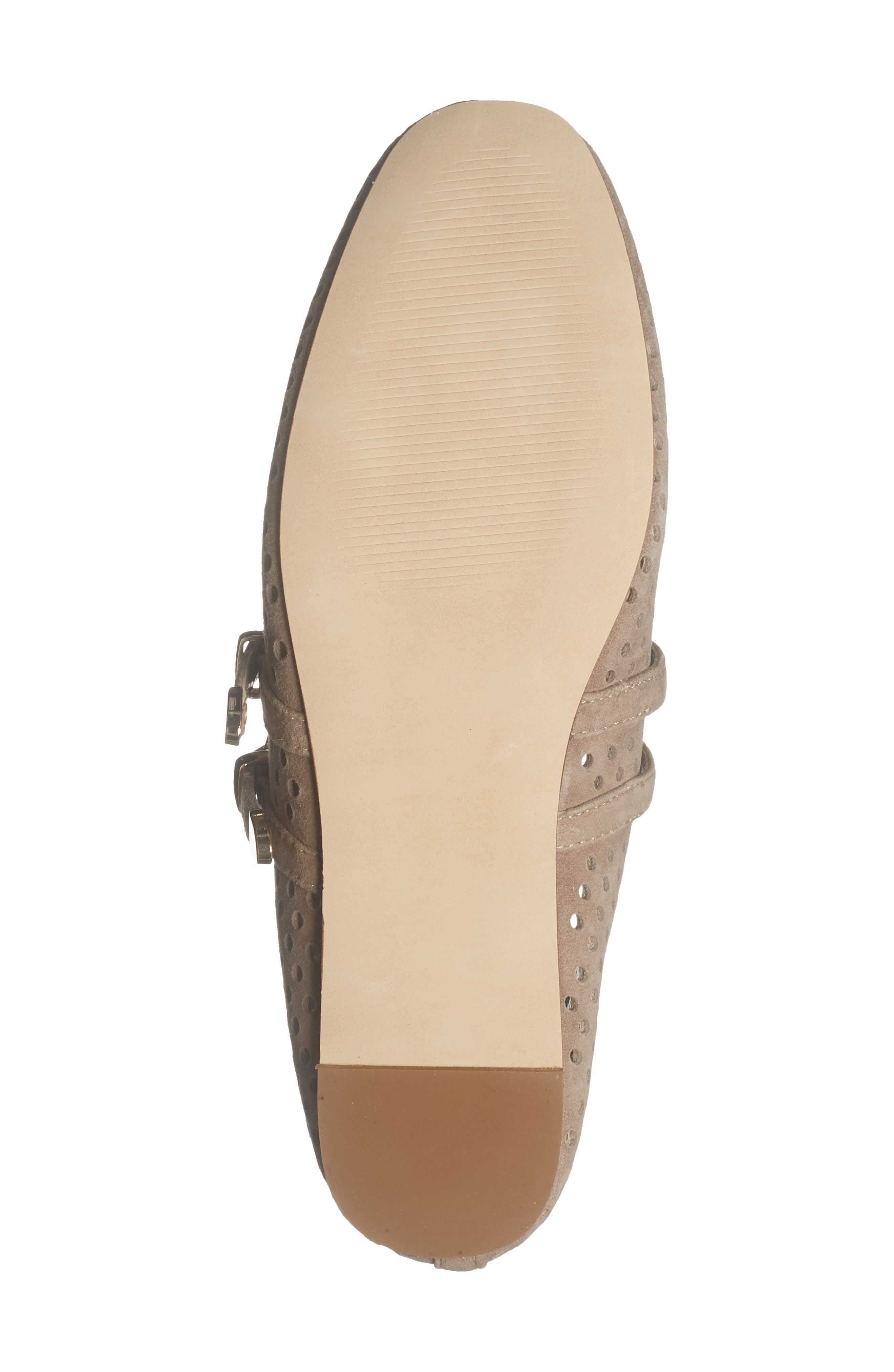 Lissa Perforated Mary Jane Flat, Alternate, color, TAUPE SUEDE