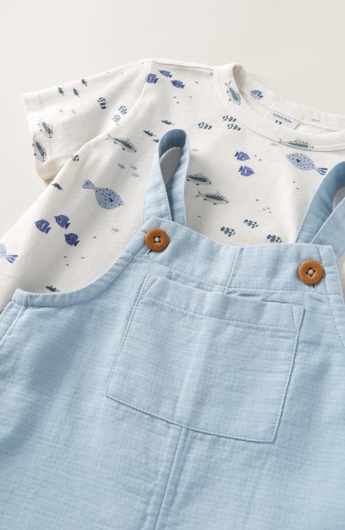 Nordstrom Cotton Bodysuit & Shortalls Set