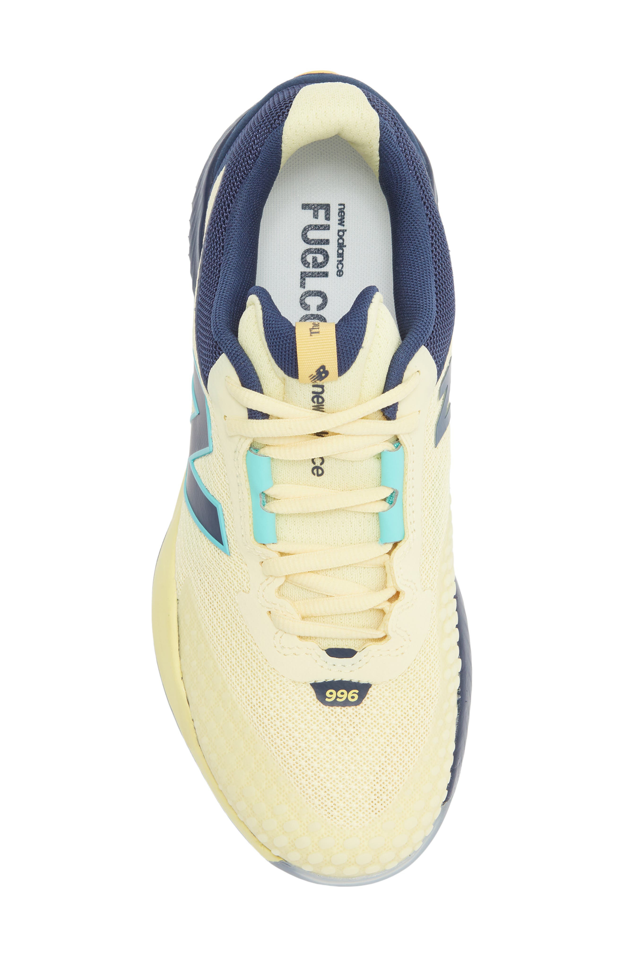 996 Tennis Sneaker - Multiple Widths Available, Alternate, color, PARCHMENT/ NAVY