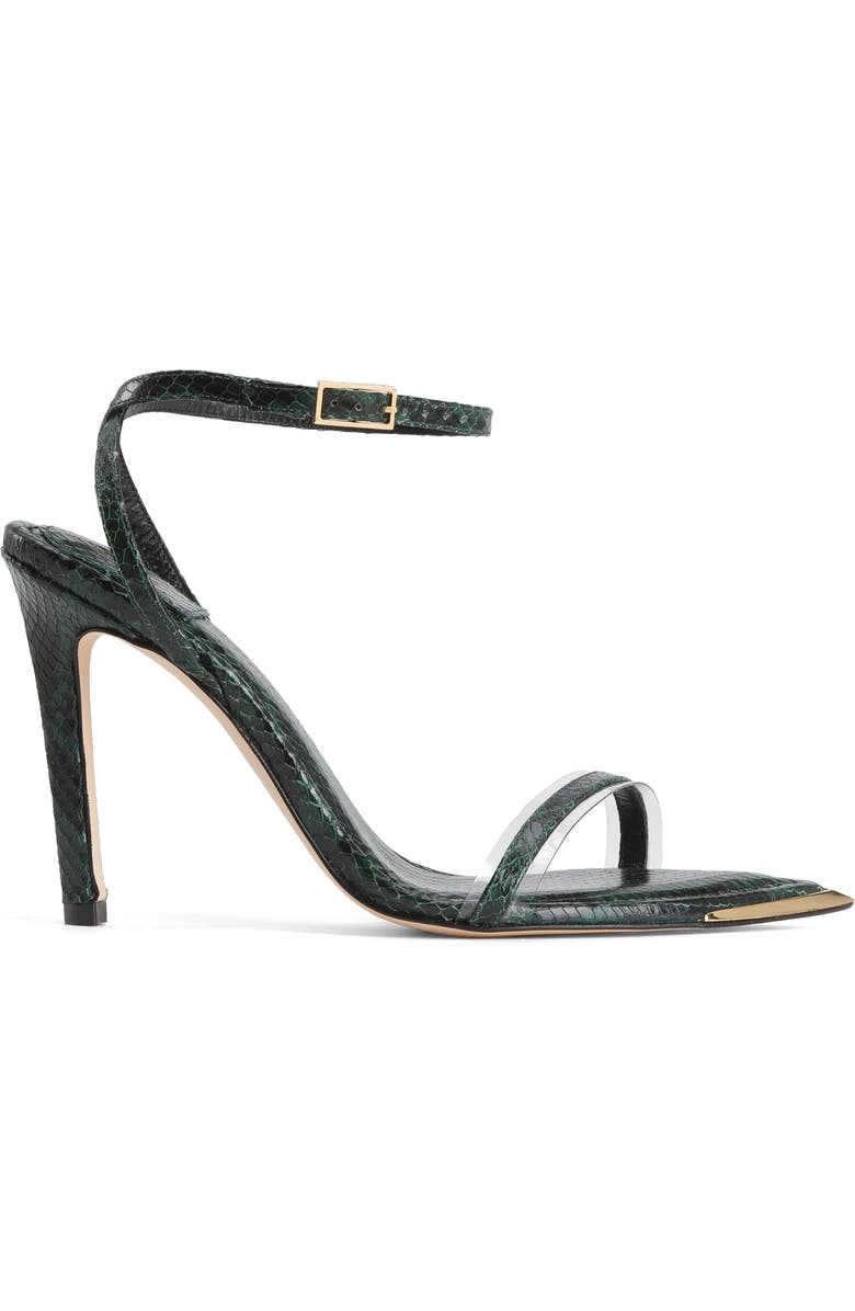 Good American On Point Ankle Strap Sandal, Alternate, color,