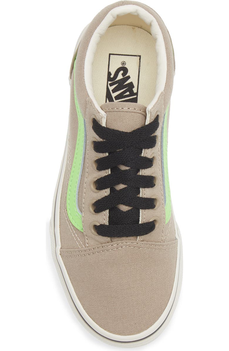 Vans Kids' Old Skool Sneaker, Alternate, color, Glow Bay Leaf