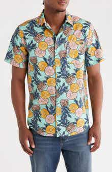 Hurley Bahia Short Sleeve Cotton Button-Up Shirt