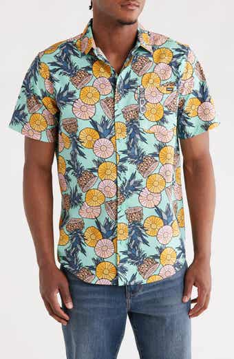 Hurley Bahia Short Sleeve Cotton Button-Up Shirt