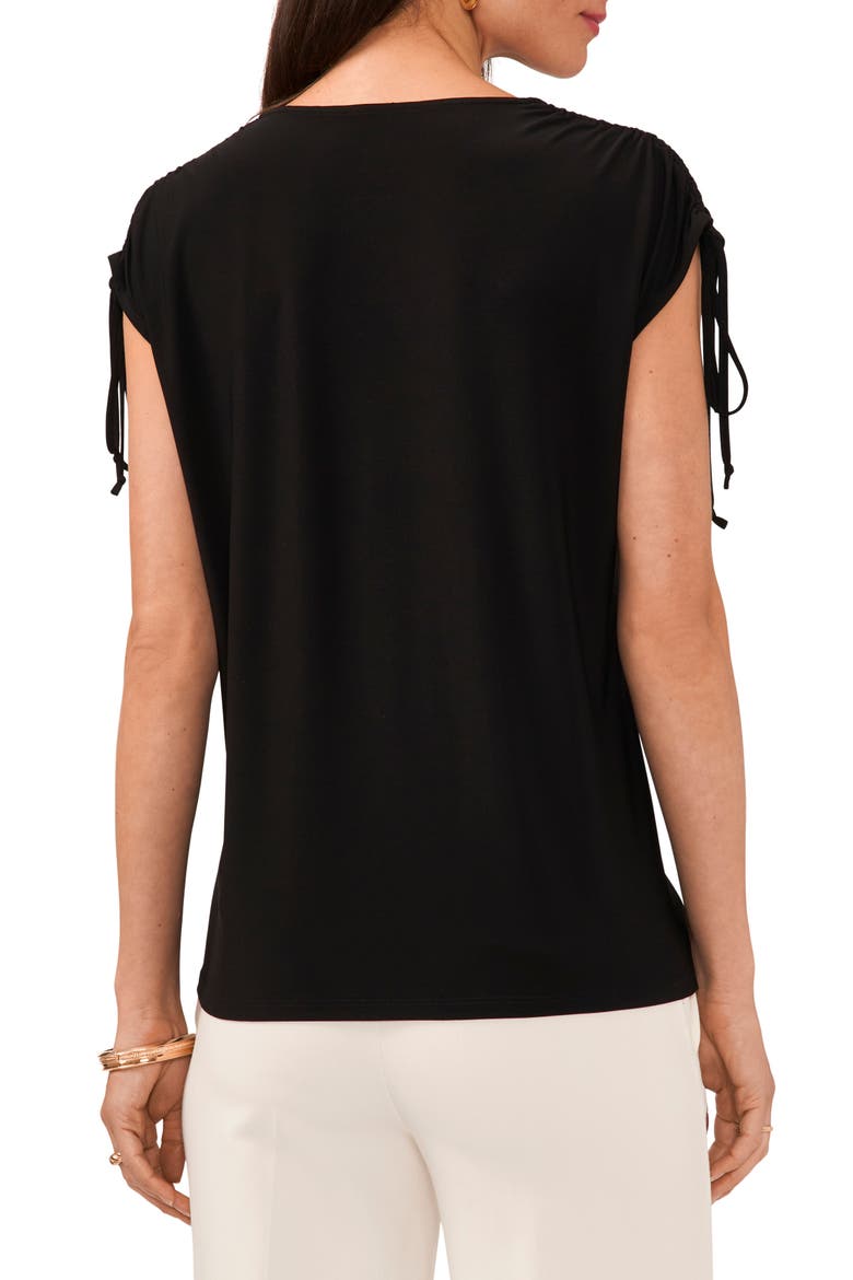 Smocked Sleeveless Blouse, Alternate, color, RICH BLACK