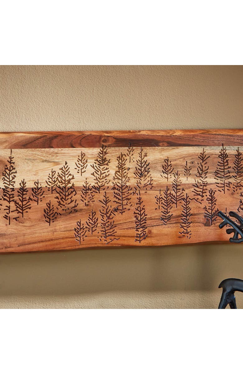 tag Natural Aspen Wood Christmas Wall Art Rustic Home Decor, Alternate, color, Beige