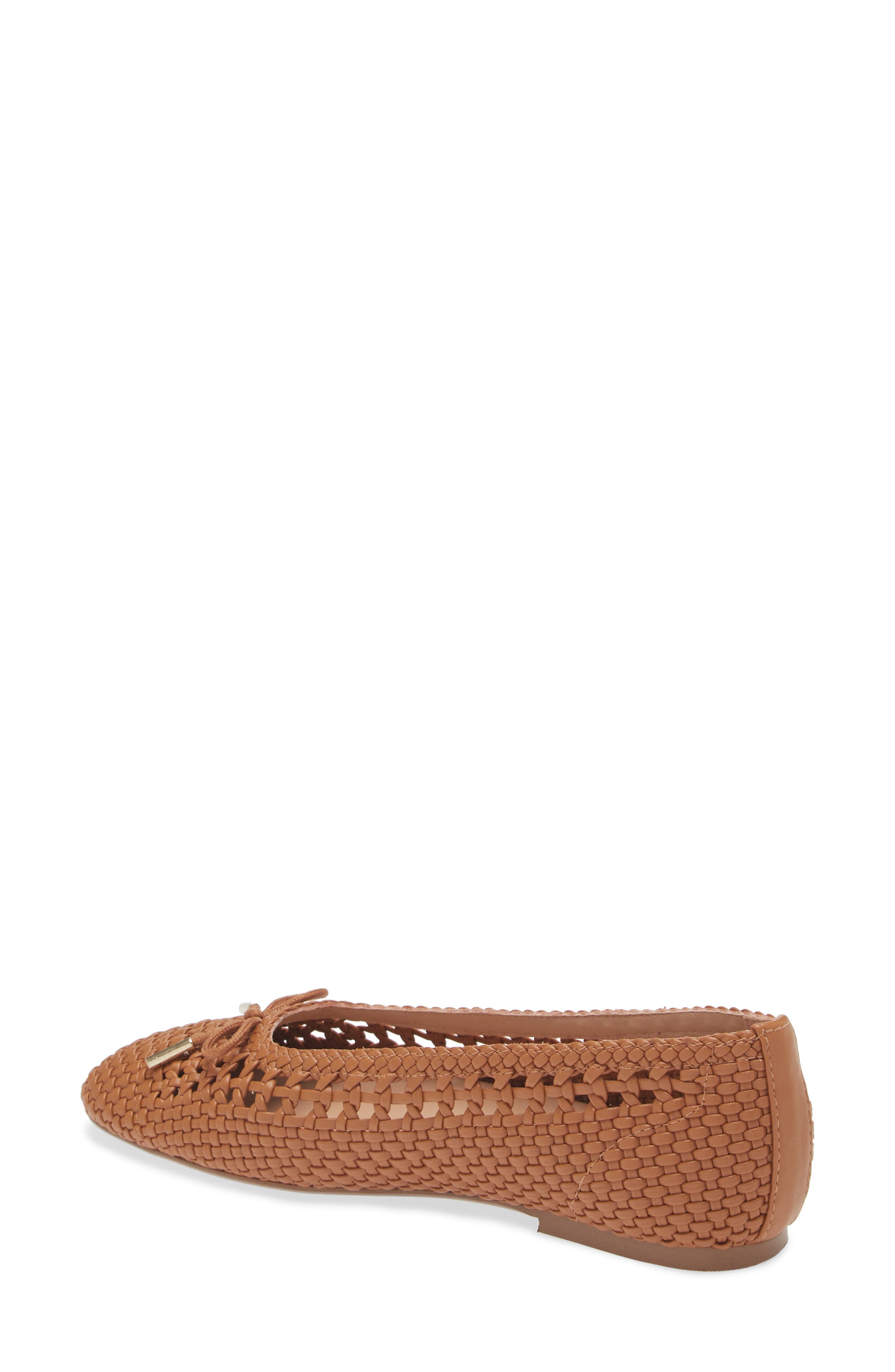 Elsie Weave Ballet Flat, Alternate, color, TAN TOFFEE