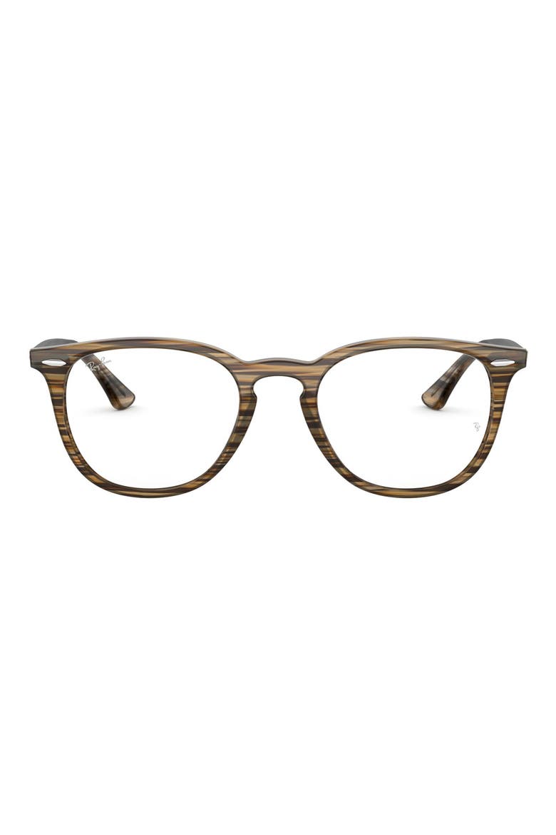 52mm Optical Glasses, Main, color, STRIPED BROWN