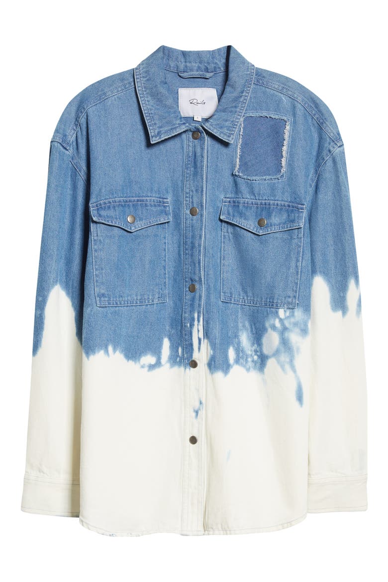 Turner Bleach Denim Button-Up Shirt, Alternate, color, BLEACHED DENIM