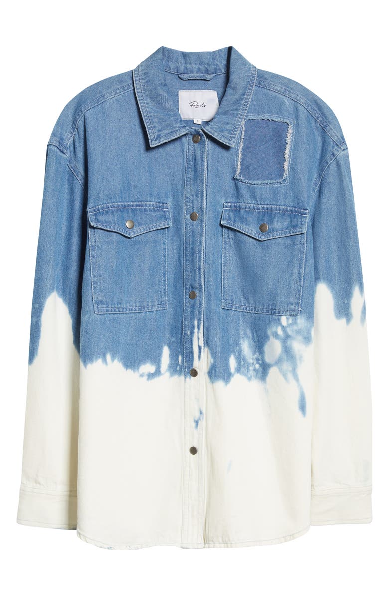 Rails Turner Bleach Denim Button-Up Shirt, Alternate, color,