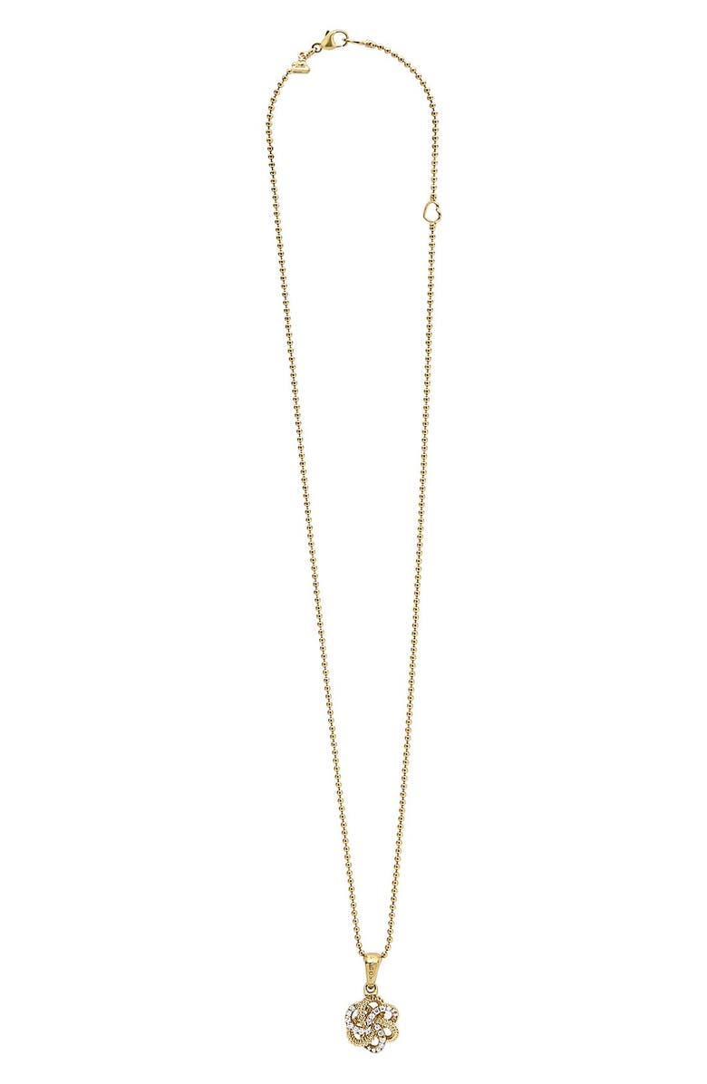 LAGOS Love Knot Diamond Pendant Necklace, Alternate, color, 