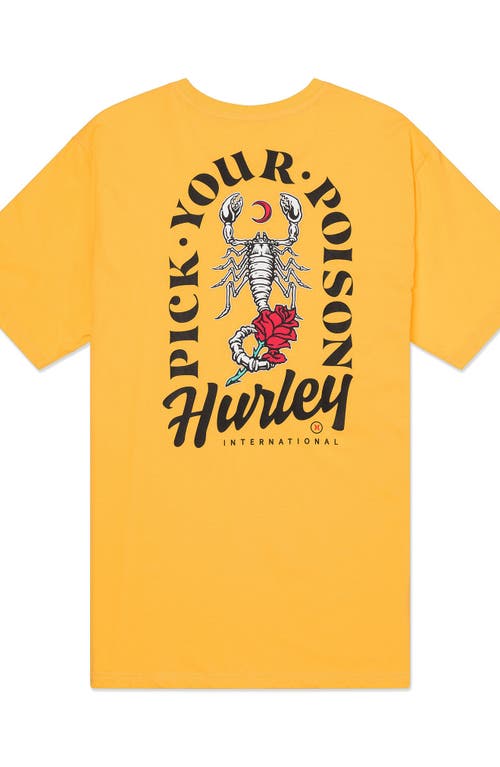 Hurley Poison Short Sleeve Graphic Print T-shirt In Sun Spit