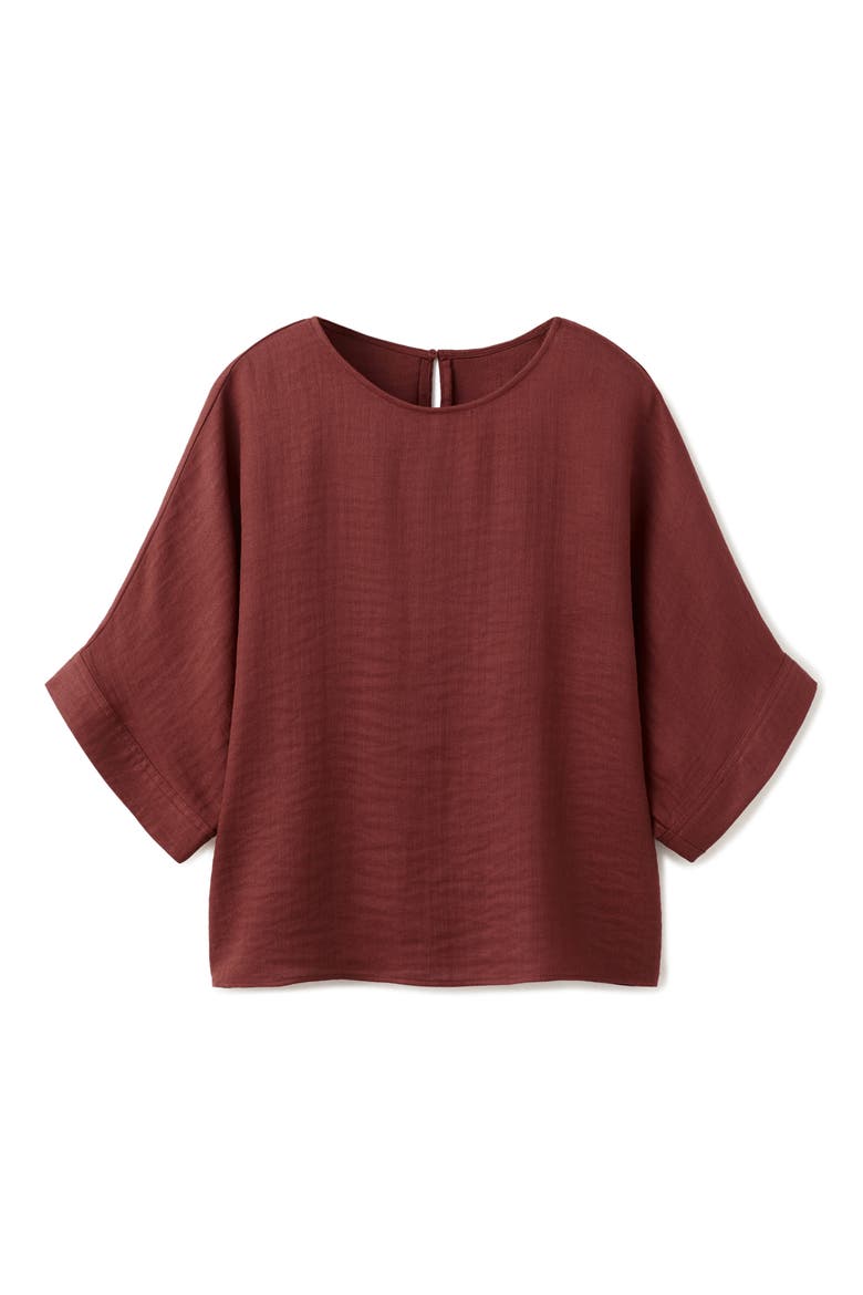 Dolman Sleeve Top, Alternate, color, RED